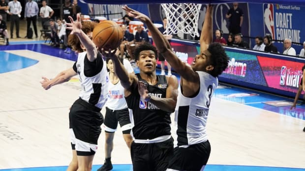 NBA draft combine scrimmage